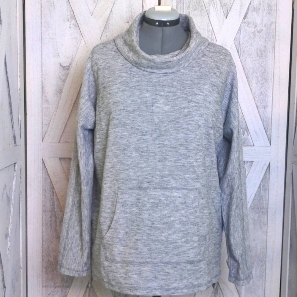 Sonoma Light Gray Goods for Life Cowl Neck Sweater Large